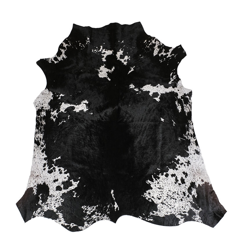 Black and White Cowhide Rugs - Image 2