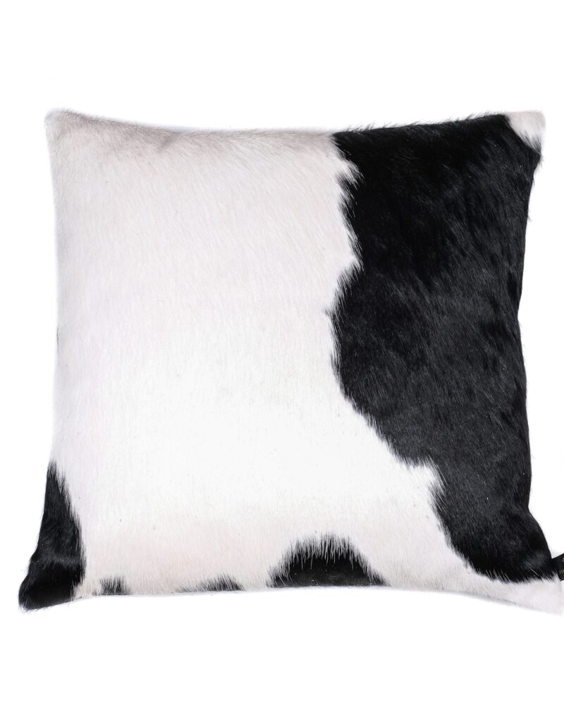 Black and White Cowhide Cushions - Image 3