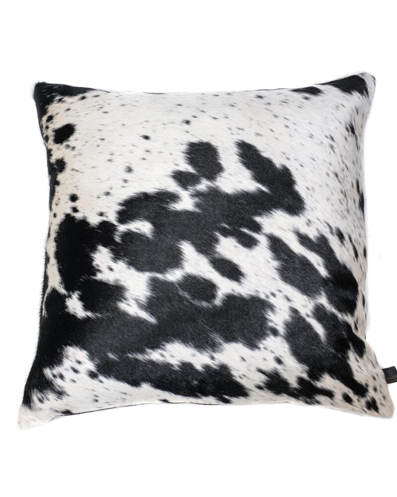 Black and White Cowhide Cushions - Image 4