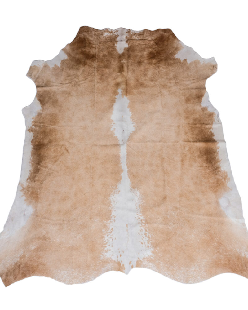 Chestnut, Cream and Champagne Cowhide Rugs - Image 3