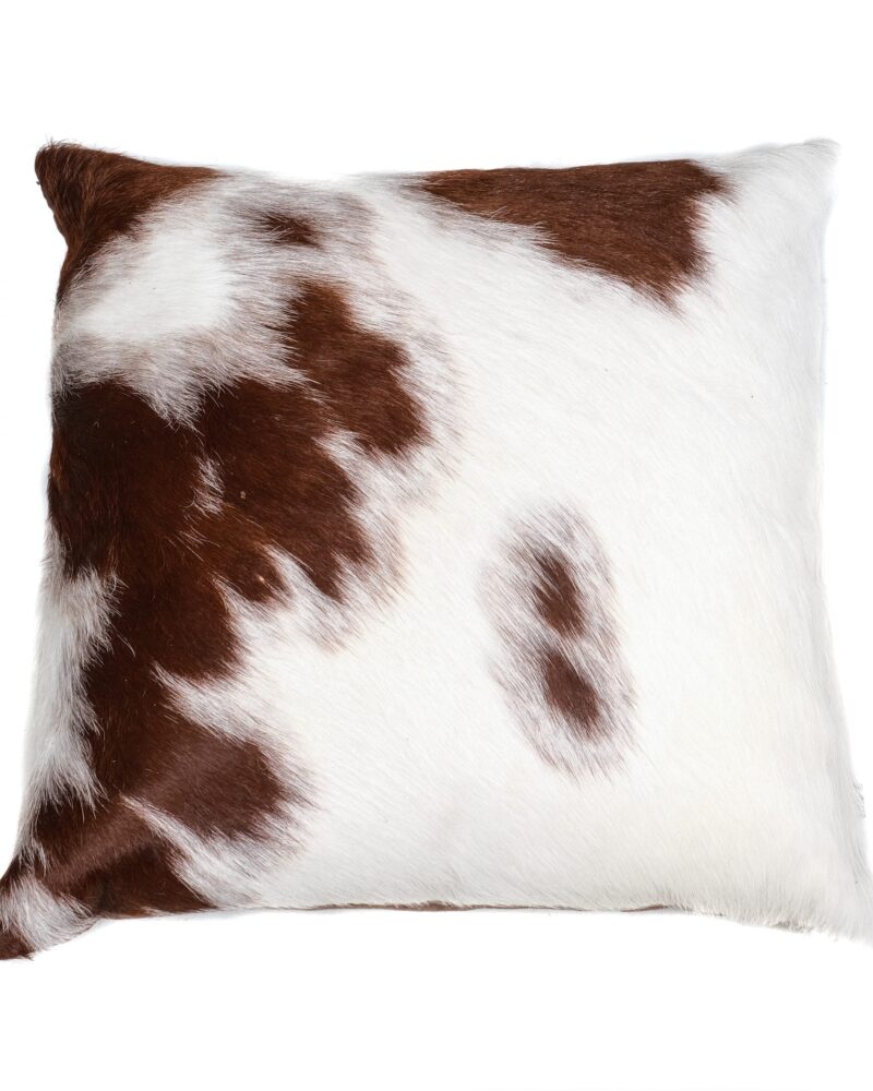 Brown and White Cowhide Cushions - Image 12