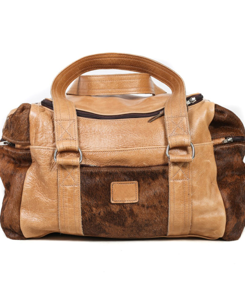 Cowhide Weekend Travel Bag