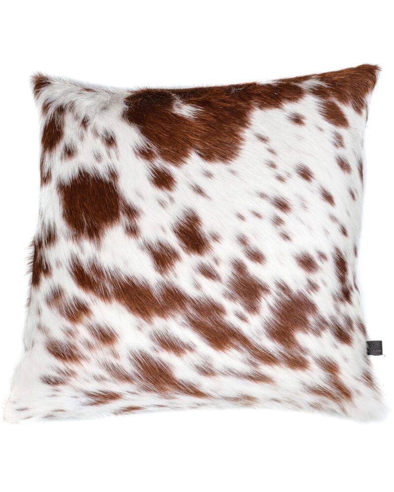 Brown and White Cowhide Cushions - Image 14