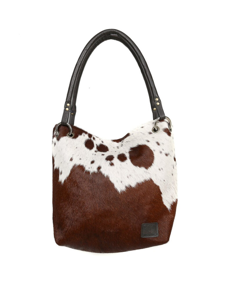Cowhide Slouch Shoulder Bag - Image 5