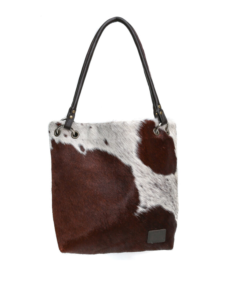 Cowhide Slouch Shoulder Bag - Image 6