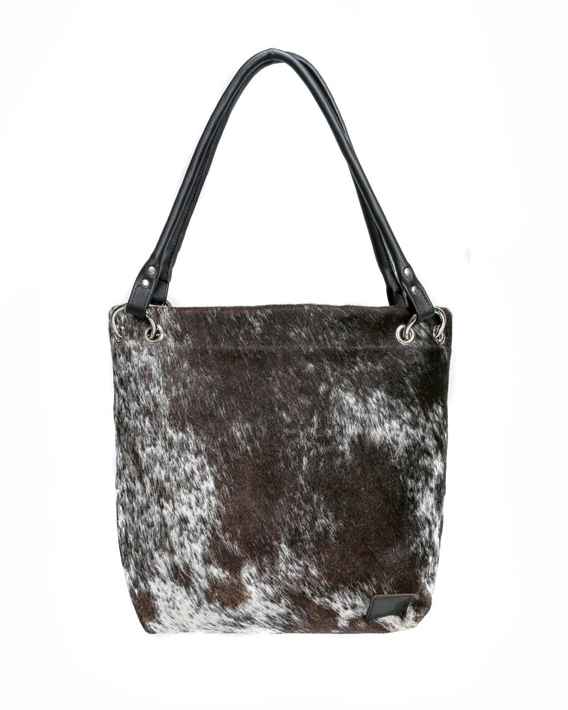 Cowhide Slouch Shoulder Bag - Image 7