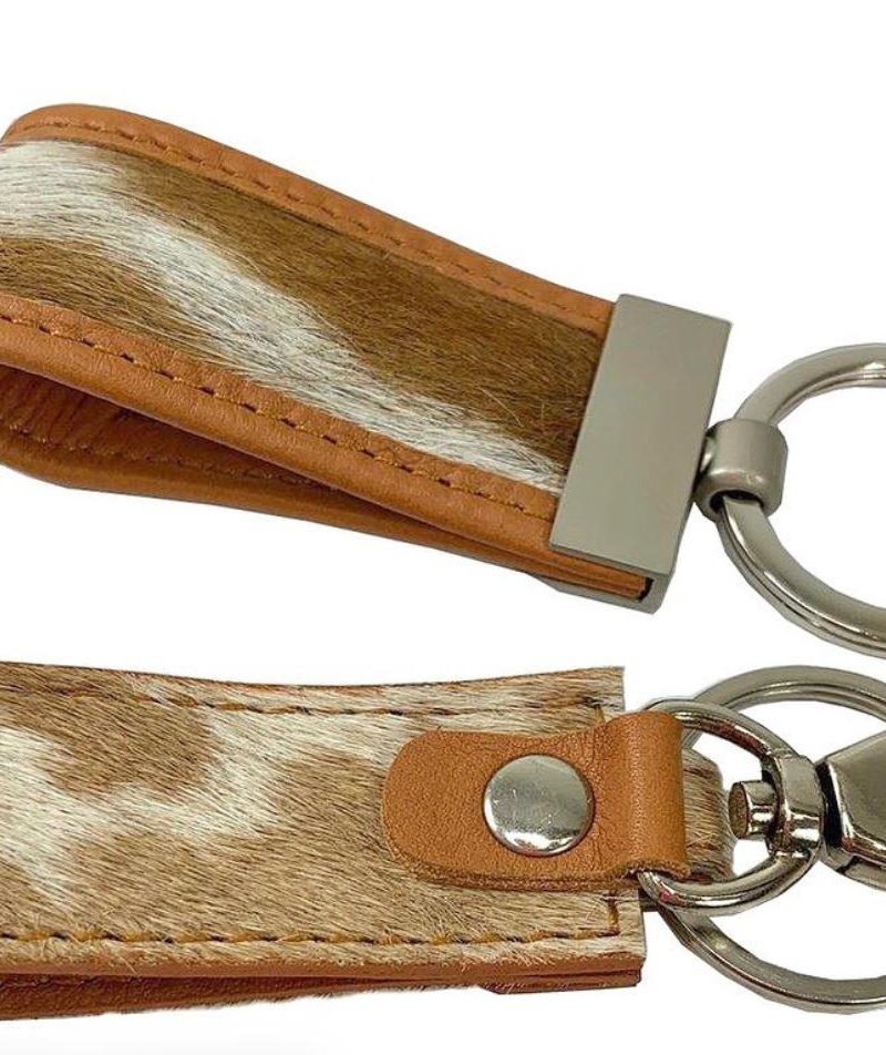 Cuero London Cow Hide Key Chain - Image 4